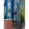 Z-Lite Leland Outdoor Pier Mounted Fixture, 1-Light, 7 In.W x 23 In.H, Sand Black/Sand Blast 5005PHM-553PM-BK-LED - alternate 5